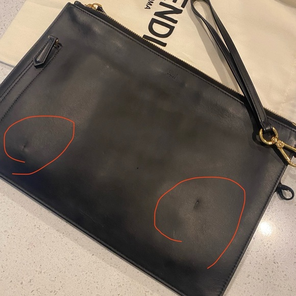 Authentic Fendi monster clutch - Picture 8 of 16